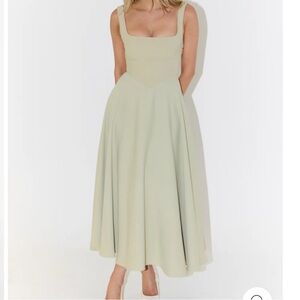 Brexly Whitney Square Neck Midi